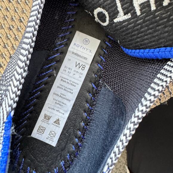 Rothy's The Flat Round Toe Grey Ballet Flat Shoes Size 8 - Picture 11 of 11